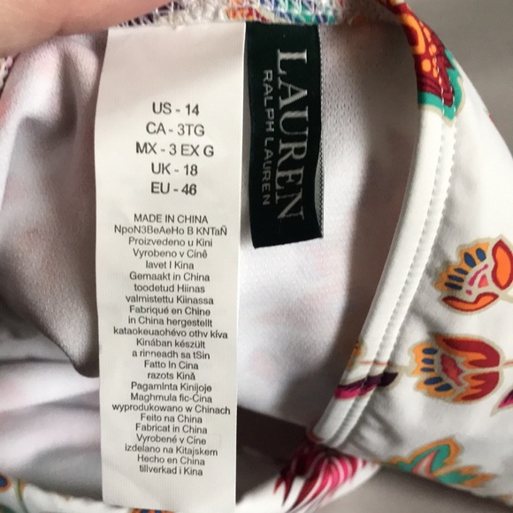 NEW WOMENS Ralph Lauren Swimsuit sz 14 - Picture 9 of 11